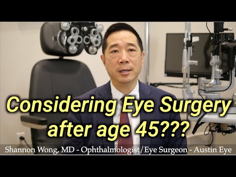 Over 45 and considering LASIK, Lens replacement or Cataract surgery? All you need to know.